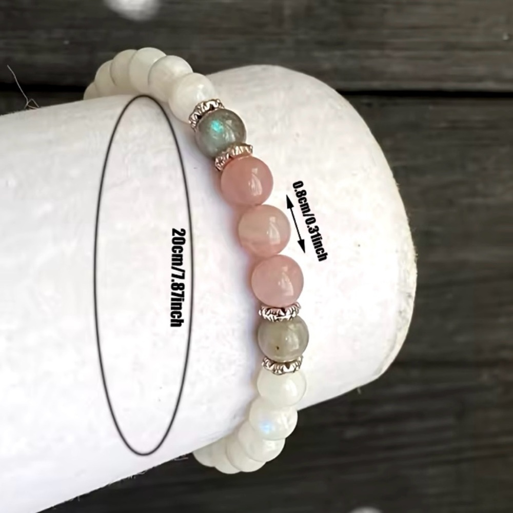 $5 NATURAL STONE BRACELET. NEW. $5 WHEN BUNDLED WITH 3 OR MORE ITEMS - Picture 4 of 16